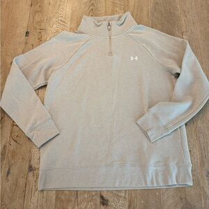 Under Armour Quarter-Zip Training Top Beige Women’s Size Medium